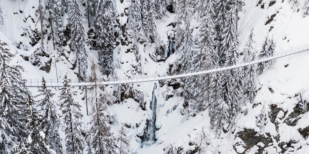 Most wiszący - Malga Fratte