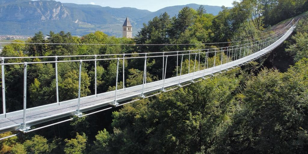 Hängebrücke Mezzolombardo