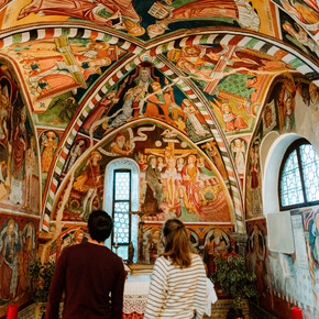 Churches, towers and painted walls