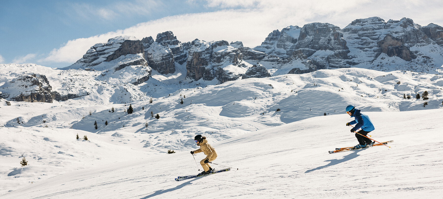 Ski-Promotion im März in den Trentinischen Dolomiten
