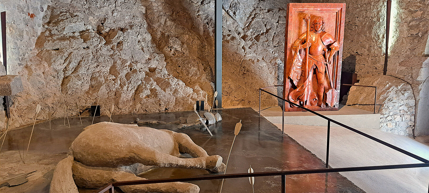 At Castel Beseno, an unassailable fortress in Trentino