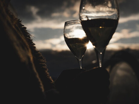 High-altitude sunsets 