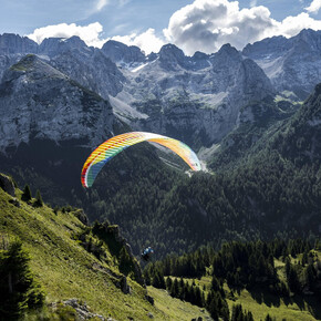 Paragliding and off-road adventure