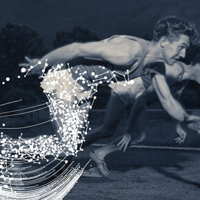 In view of the shot. Exhibition of historical photographs and video mapping - Palazzo delle Albere