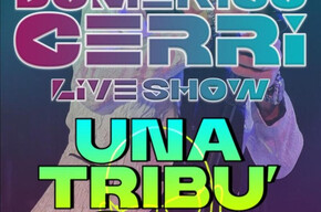  The photo depicts the singer Domenico Cerri singing.