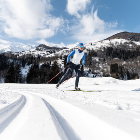2 Stunden Skilanglauf