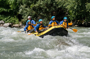 Rafting on the Noce River with Trentino Wild