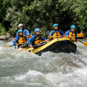 Rafting on the Noce River with Trentino Wild
