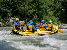 Rafting on the Noce River with Trentino Wild