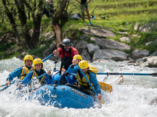 Rafting on the Noce River with X Raft