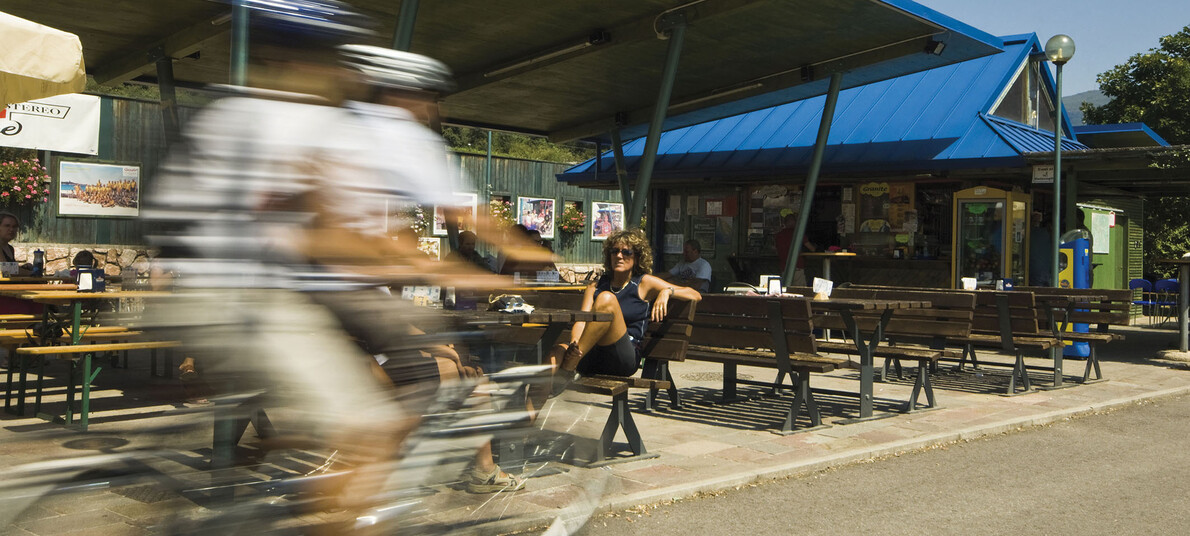 Outdoor activities on sunny autumn days in the Autonomous Province of Trento - Northern Italy