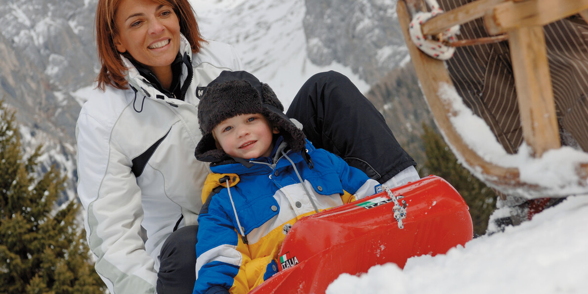 Катание на санках и тобогганах в Доломитовые Альпы  #1