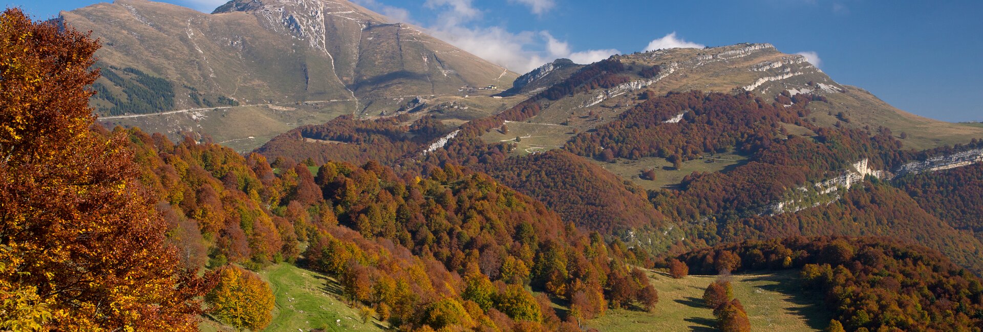 Vallagarina - Paesaggio autunnale sull'altipiano di Brentonico