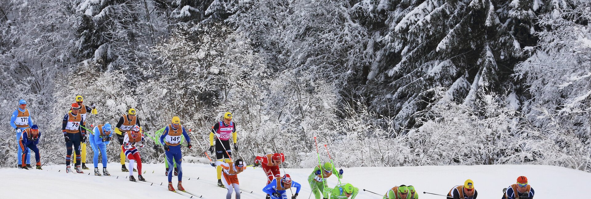 Val di Fassa skiing resort in the Italian Alps