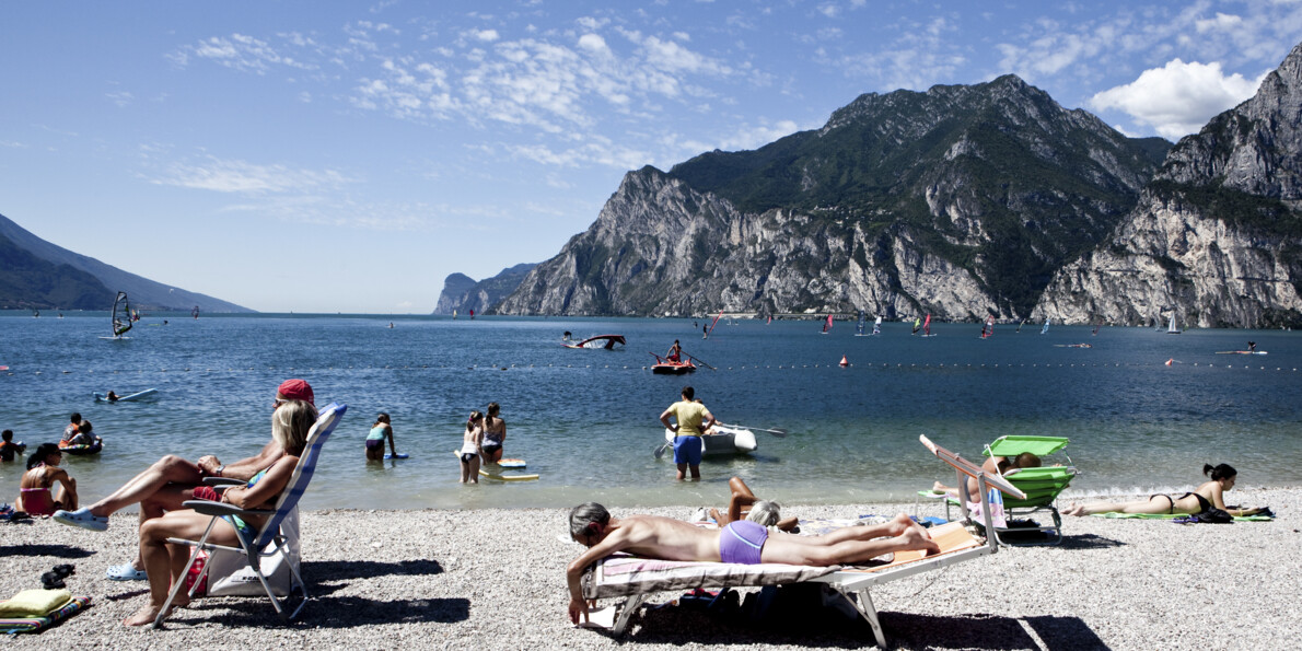 Bathing lakes in Trentino
