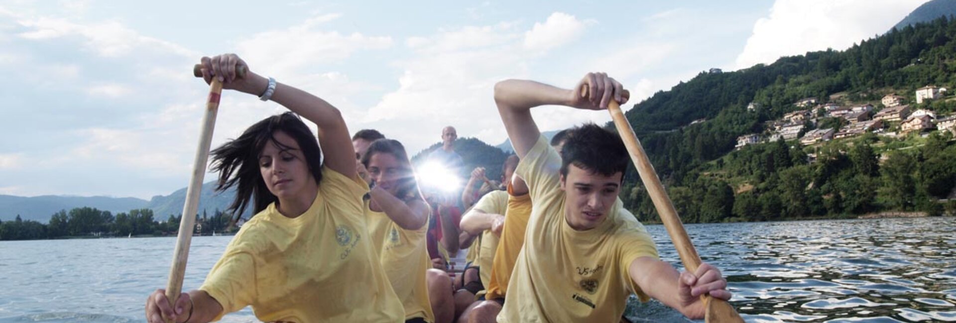 Caldonazzo lake, dragon boat competition