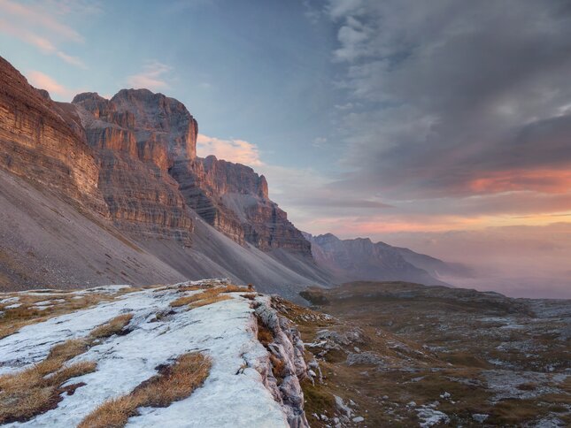 Panorama del Brenta al tramonto
