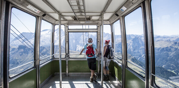 Liften in de Dolomieten