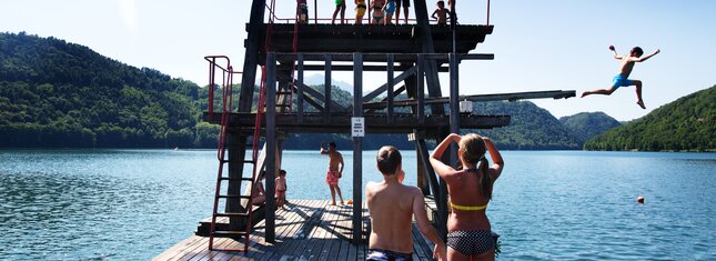 Levico See im Trentino, Kinder