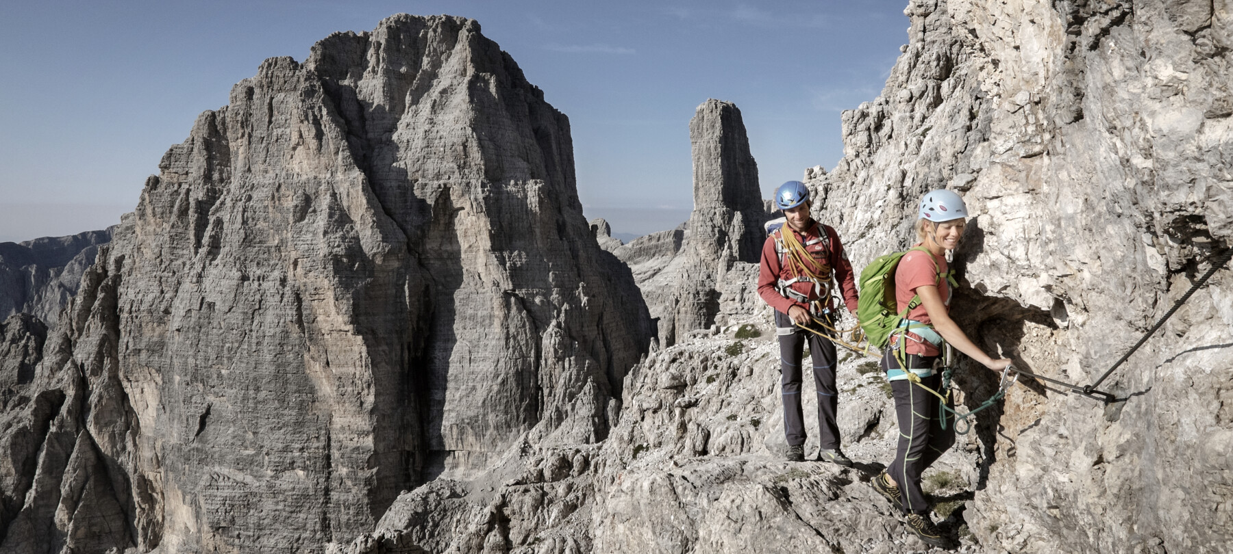 Via delle Normali: the first mountaineers on the Brenta Dolomites