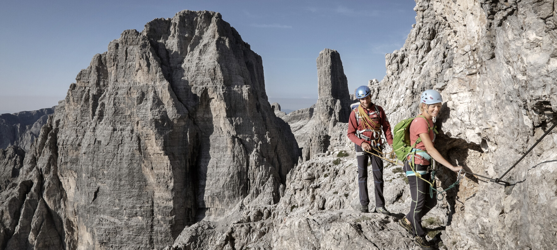 Via delle Normali: the first mountaineers on the Brenta Dolomites