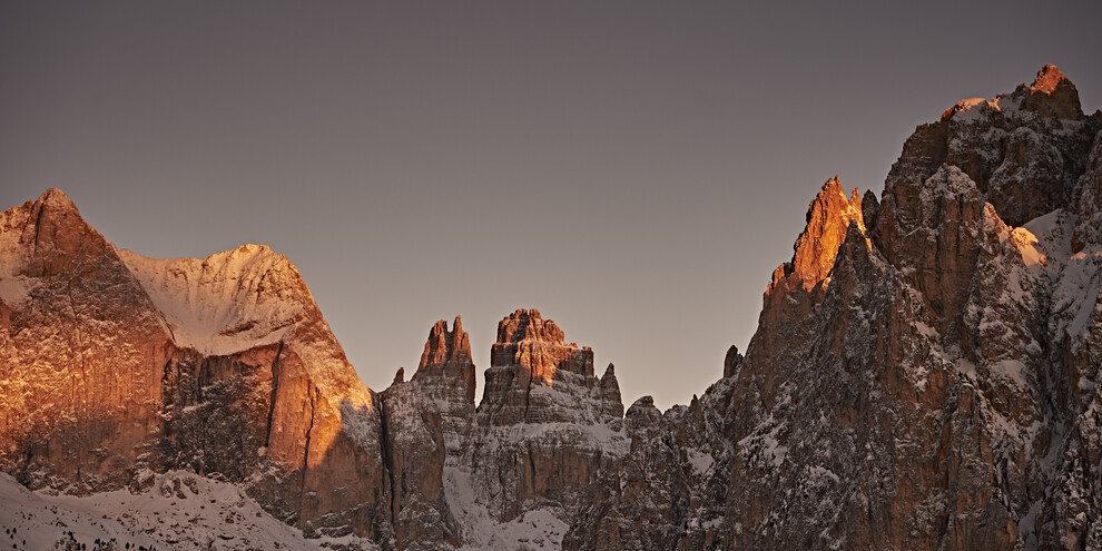 Val di Fassa - Ciampedie - Catinaccio - Alba sulle Dolomiti
