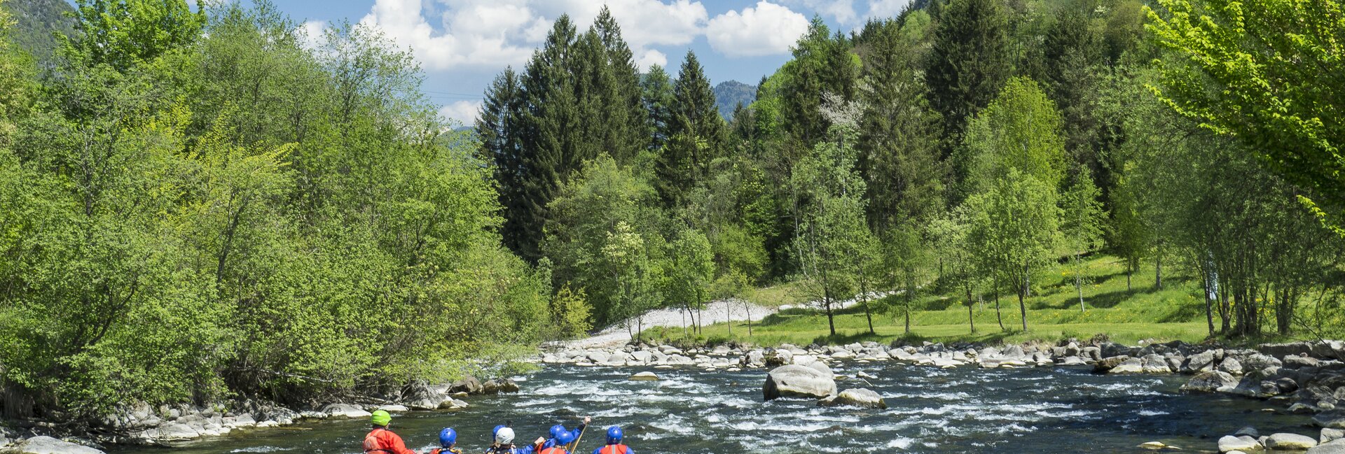 Malè - Val di Sole - Rafting on the Noce river