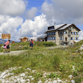 Schutzhütten in den Brenta-Dolomiten   