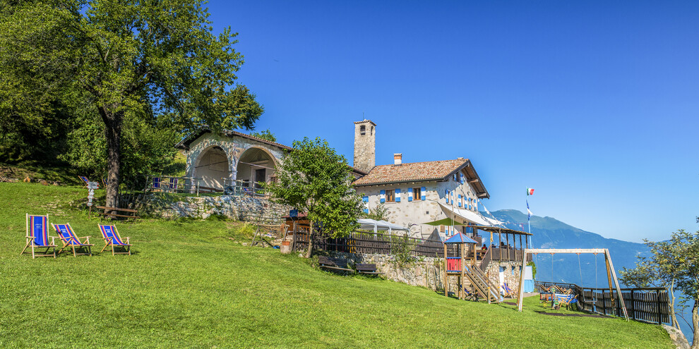 Wanderung zur Berghütte Rifugio San Pietro