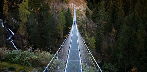 Val di Sole - Val di Rabbi - Ponte sospeso 
