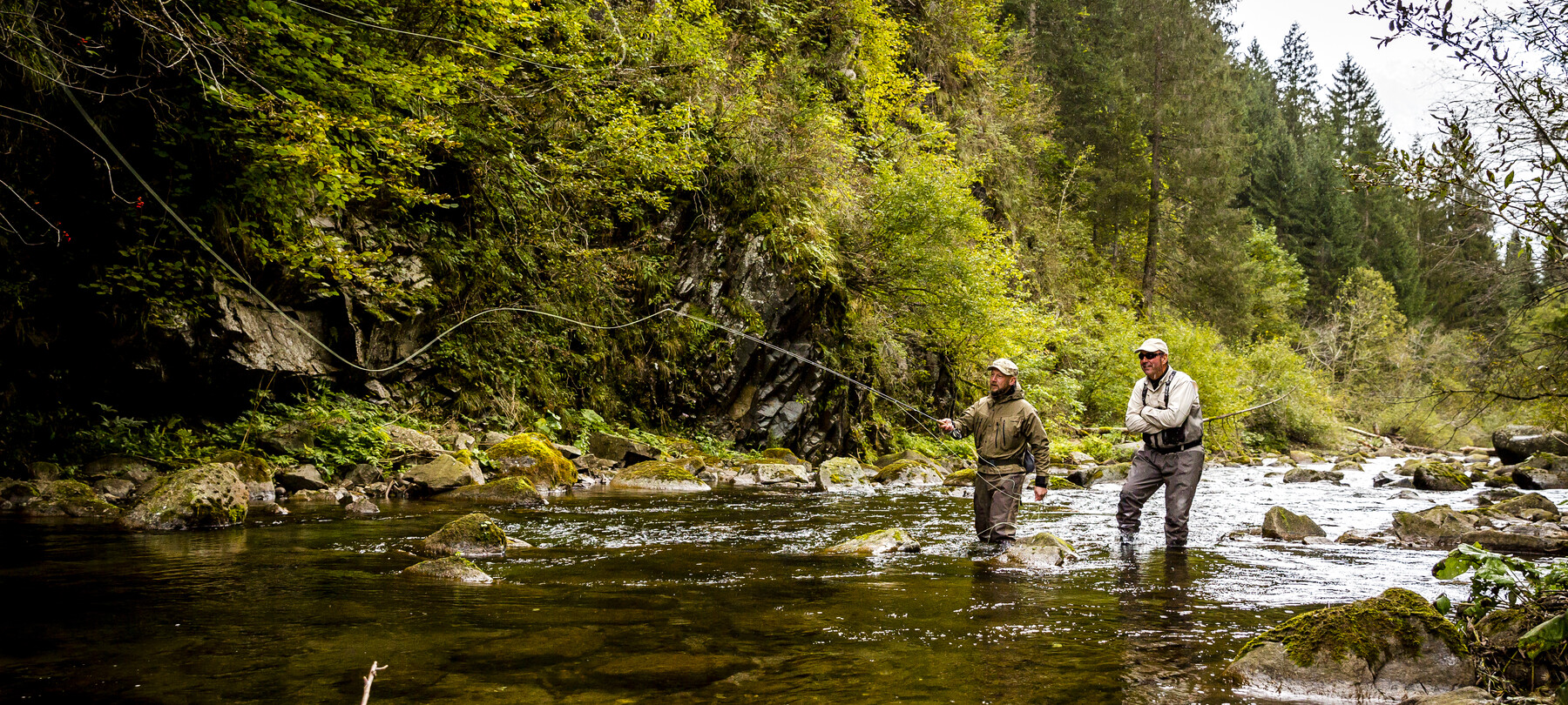 Grayling fishing guide in Trentino 