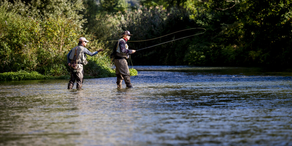 Fishing between ehte Dolomites and the Garda area