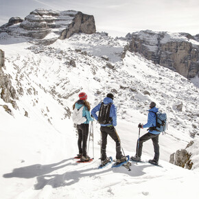 Madonna di Campiglio on the snow - Snowshoeing - Snow holiday in Italy