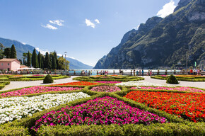 Garda Trentino - Riva del Garda - Panorama dai giardini 
