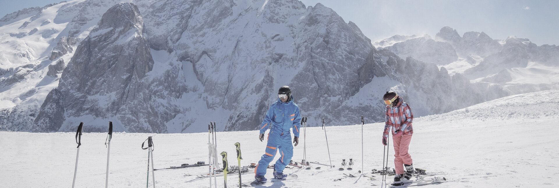 Val di Fassa - Piste Passo Pordoi
