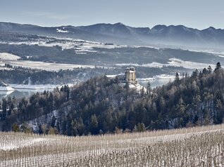 Val di Non - Castel Cles - Panorama invernale