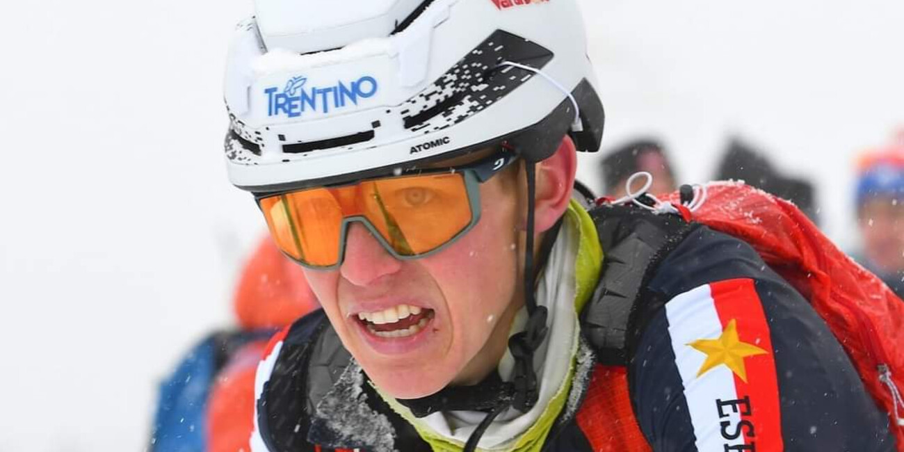 DAVIDE MAGNINI 	E LISA MORESCHINI SUGLI SCUDI AI CAMPIONATI MONDIALI DI SCIALPINISMO #1