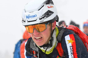 DAVIDE MAGNINI 	E LISA MORESCHINI SUGLI SCUDI AI CAMPIONATI MONDIALI DI SCIALPINISMO