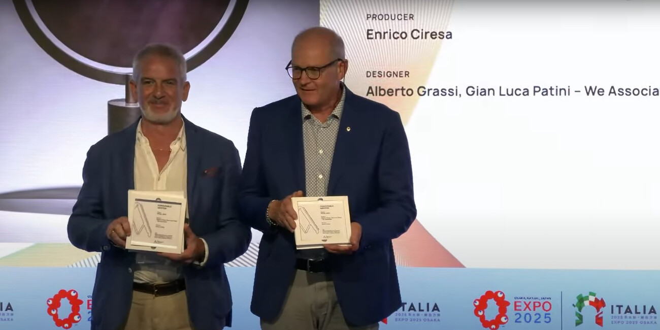 Il diffusore musicale ModelZero dell’azienda Ciresa s.r.l. di Tesero tra le Menzioni d’Onore del Compasso d’Oro International 2025 #1