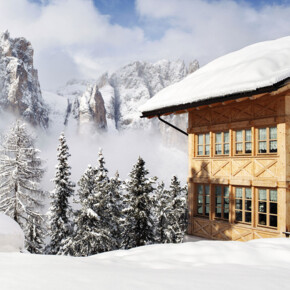 Trentino chalet in inverno