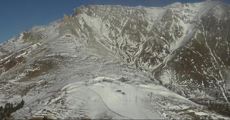 Webcam Pampeago  - Predazzo -  Obereggen - Mountain hut Passo Feudo