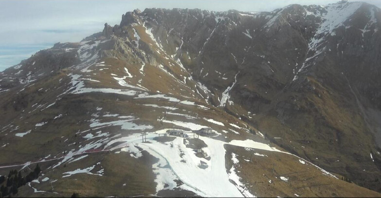 Webcam Pampeago  - Predazzo -  Obereggen - Mountain hut Passo Feudo