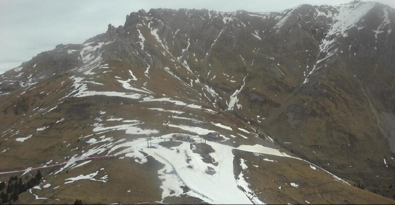 Webcam Pampeago  - Predazzo -  Obereggen - Mountain hut Passo Feudo