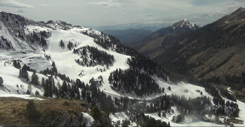 Webcam Пампеаго - Предаццо - Оберегген	 - Pista Agnello