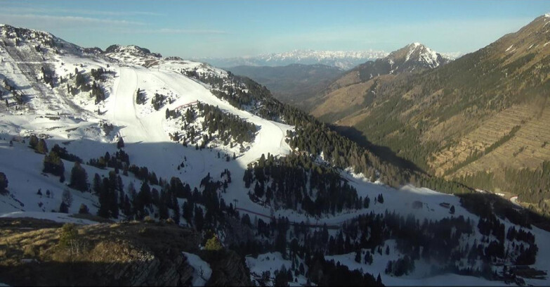 Webcam Пампеаго - Предаццо - Оберегген	 - Pista Agnello