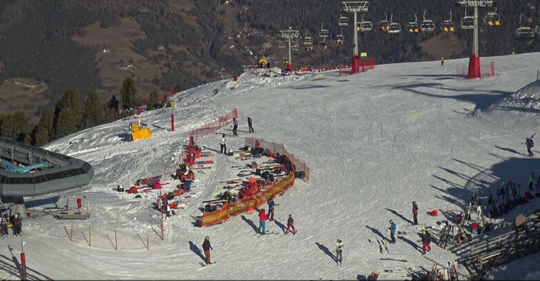 Webcam Alpe Cermis  - Chairlift and slope Lagorai