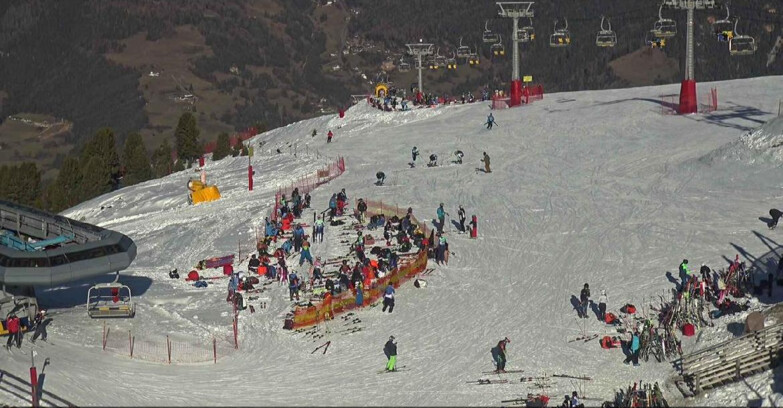 Webcam Alpe Cermis  - Chairlift and slope Lagorai