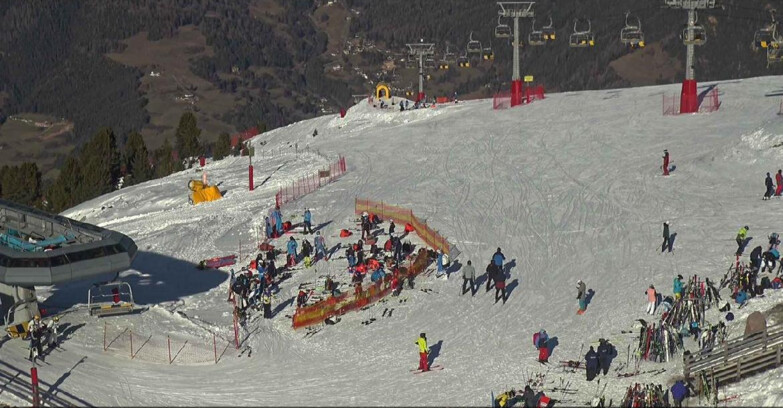 Webcam Alpe Cermis  - Chairlift and slope Lagorai