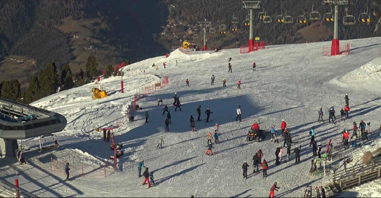 Webcam Alpe Cermis  - Chairlift and slope Lagorai