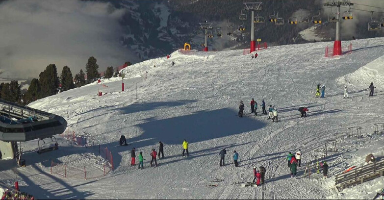 Webcam Alpe Cermis - Sesselbahn und Piste Lagorai